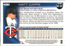 Load image into Gallery viewer, 2010 Topps Update Matt Capps US-107 Minnesota Twins
