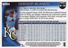 Load image into Gallery viewer, 2010 Topps Update Gregor Blanco US-129 Kansas City Royals

