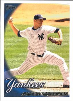 2010 Topps Update Javier Vazquez US-133 New York Yankees
