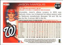Load image into Gallery viewer, 2010 Topps Update Jason Marquis US-157 Washington Nationals
