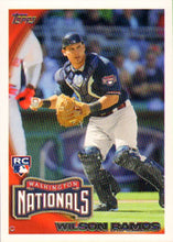 Load image into Gallery viewer, 2010 Topps Update Wilson Ramos RC US-168 Washington Nationals
