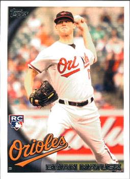 2010 Topps Update Brian Matusz RC US-185 Baltimore Orioles