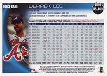 Load image into Gallery viewer, 2010 Topps Update Derrek Lee US-189 Atlanta Braves

