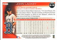 Load image into Gallery viewer, 2010 Topps Update John Lackey US-190 Boston Red Sox
