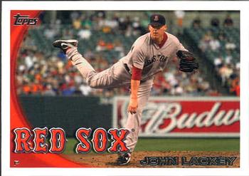2010 Topps Update John Lackey US-190 Boston Red Sox