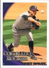 Load image into Gallery viewer, 2010 Topps Update Matt Daley RC US-236 Colorado Rockies
