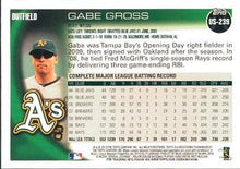 Load image into Gallery viewer, 2010 Topps Update Gabe Gross US-239 Oakland Athletics
