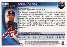 Load image into Gallery viewer, 2010 Topps Update Mike Minor RC US-253 Atlanta Braves
