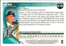 Load image into Gallery viewer, 2010 Topps Update Logan Morrison RC US-268 Florida Marlins
