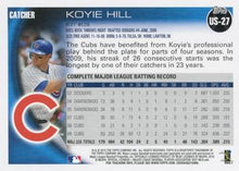 Load image into Gallery viewer, 2010 Topps Update Koyie Hill US-27 Chicago Cubs
