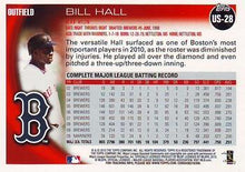 Load image into Gallery viewer, 2010 Topps Update Bill Hall US-28 Boston Red Sox
