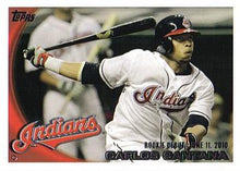 Load image into Gallery viewer, 2010 Topps Update Carlos Santana RD US-307 Cleveland Indians
