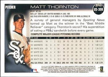 Load image into Gallery viewer, 2010 Topps Update Matt Thornton US-308 Chicago White Sox
