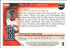 Load image into Gallery viewer, 2010 Topps Update Felix Doubront RC US-311 Boston Red Sox
