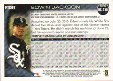Load image into Gallery viewer, 2010 Topps Update Edwin Jackson US-315 Chicago White Sox

