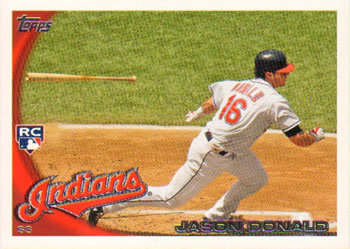 2010 Topps Update Jason Donald RC US-321 Cleveland Indians