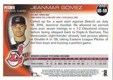 Load image into Gallery viewer, 2010 Topps Update Jeanmar Gomez RC US-59 Cleveland Indians
