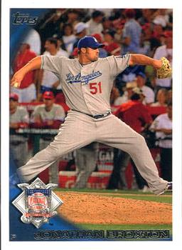 2010 Topps Update Jonathan Broxton AS US-70 Los Angeles Dodgers