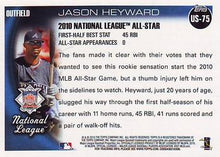 Load image into Gallery viewer, 2010 Topps Update Jason Heyward AS US-75 Atlanta Braves

