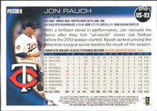 Load image into Gallery viewer, 2010 Topps Update Jon Rauch US-93 Minnesota Twins
