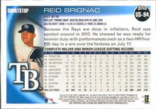 Load image into Gallery viewer, 2010 Topps Update Reid Brignac US-94 Tampa Bay Rays
