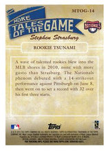 Load image into Gallery viewer, 2010 Topps More Tales of the Game #MTOG-14 &quot;Rookie Tsunami&quot;
