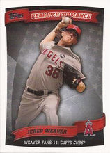 Load image into Gallery viewer, 2010 Topps Peak Performance #PP-110 Jered Weaver
