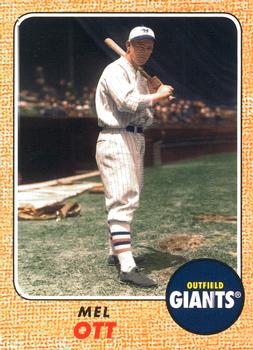 2010 Topps Vintage Legends #VLC-35 Mel Ott New York Yankees, New York Giants