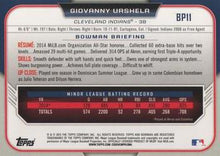 Load image into Gallery viewer, 2015 Bowman Giovanny Urshela Rookie #BP11 Guardians
