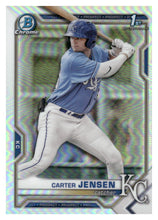 Load image into Gallery viewer, 2021 Bowman Draft #BDC-106 Carter Jensen Chrome
