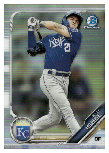 2019 Bowman Draft #BDC-106 Kyle Isbel Chrome Refractor