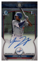 Load image into Gallery viewer, 2023 Bowman #CPA-JDE Josue De Paula Chrome Prospect Autographs
