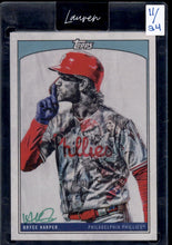 Load image into Gallery viewer, 2022 Topps x Lauren Taylor #3 Bryce Harper
