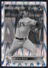 Load image into Gallery viewer, 2022 Topps Chrome Sonic #201 Shane Baz Black &amp; White RayWave
