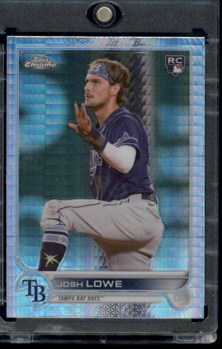 2022 Topps Chrome Sonic #83 Josh Lowe Prism Refractor