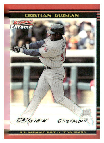 2002 Bowman Chrome #81 Cristian Guzman Refractors #/500