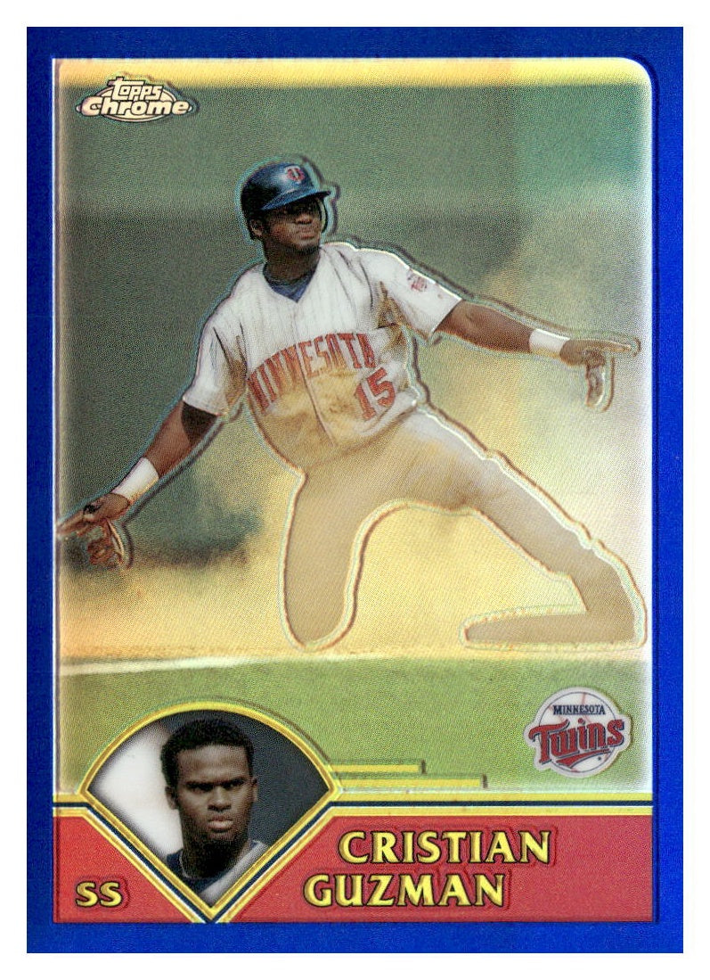 2003 Topps Chrome #326 Cristian Guzman Refractors #/699