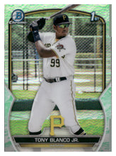 Load image into Gallery viewer, 2023 Bowman #BCP-134 Tony Blanco Jr. Chrome Prospects Lunar Glow Refractor
