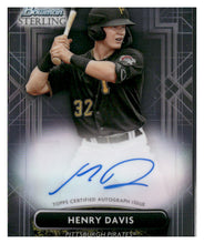 Load image into Gallery viewer, 2022 Bowman Sterling #PA-HD Henry Davis Prospect Autographs
