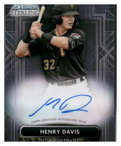 2022 Bowman Sterling #PA-HD Henry Davis Prospect Autographs