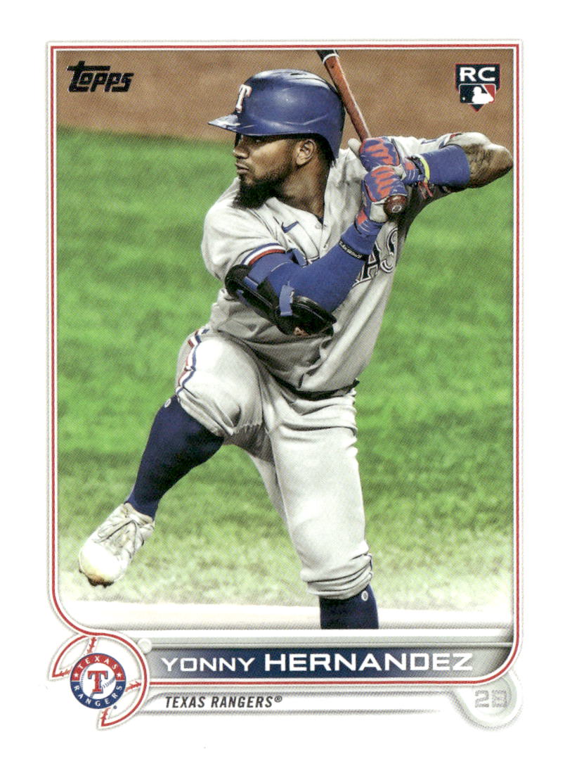 2022 Topps #363 Yonny Hernandez Purple