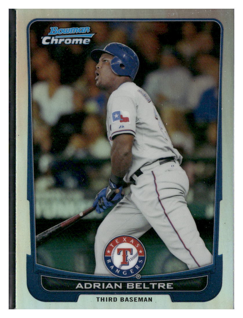 2012 Bowman Chrome #149 Adrian Beltre Refractors