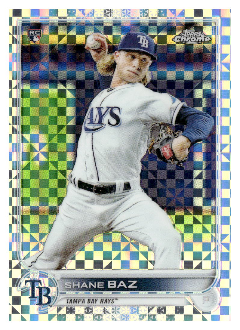 2022 Topps Chrome #201 Shane Baz X-Fractor