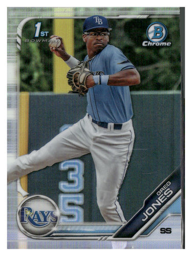 2019 Bowman Draft #BDC-66 Greg Jones Chrome Refractor