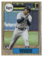 Load image into Gallery viewer, 2022 Topps Chrome #87BC-13 Wander Franco 1987 Topps Baseball 35th Anniversary
