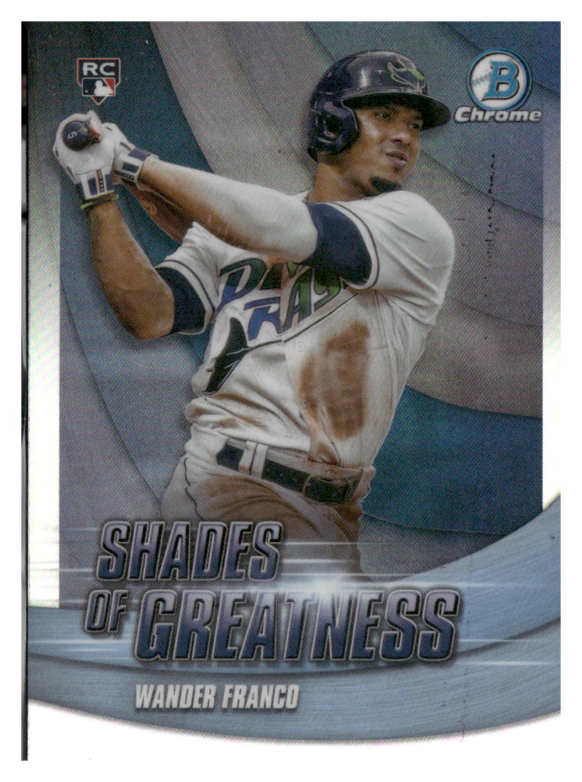 2022 Bowman Chrome #SG-1 Wander Franco Shades of Greatness