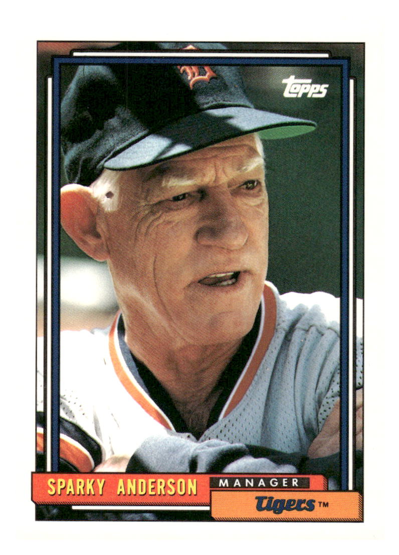 1992 Topps #381 Sparky Anderson