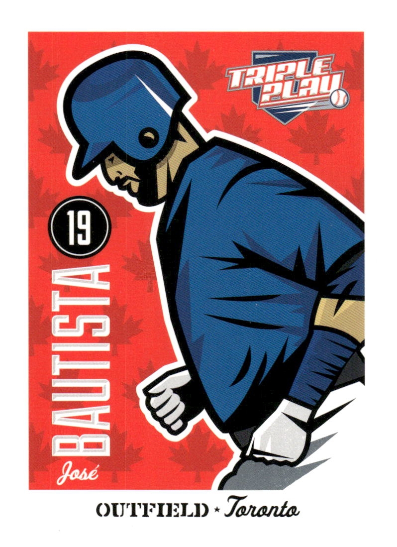 2012 Panini Triple Play #86 Jose Bautista