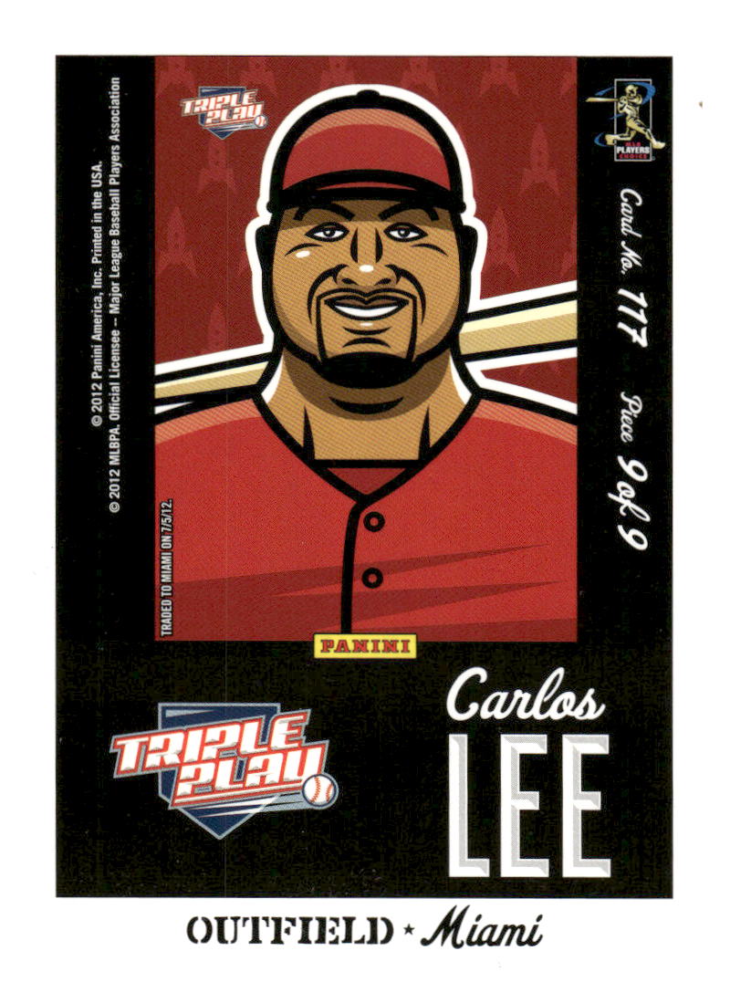 2012 Panini Triple Play #117 Carlos Lee