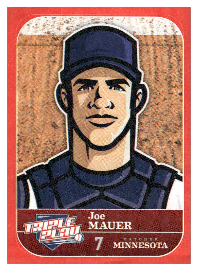 2012 Panini Triple Play #28 Joe Mauer Stickers